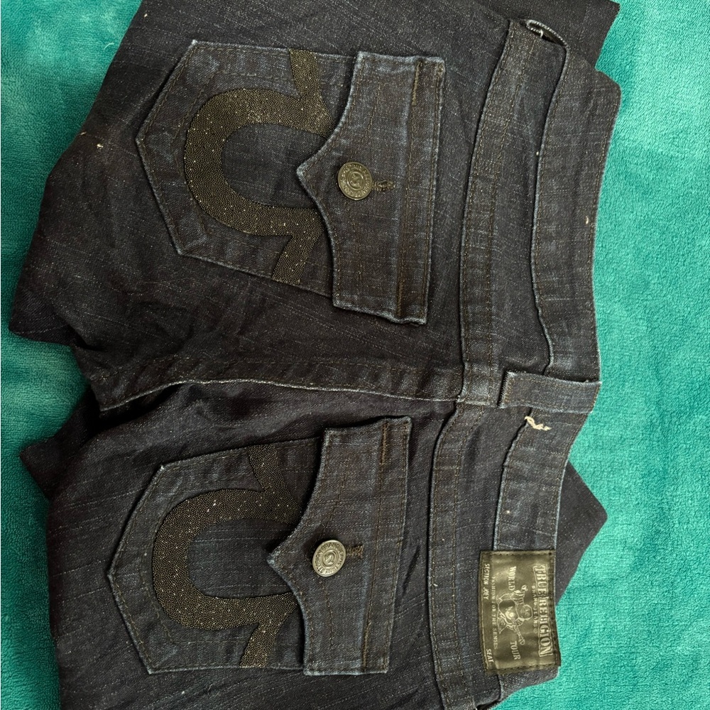 True Religion Dark Blue Denim Jeans